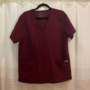 Figs Maroon Scrub Top❤️